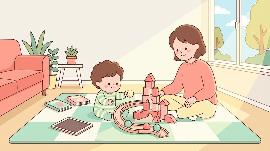 3C時間之外:用身體遊戲陪幼兒健康探索的插畫